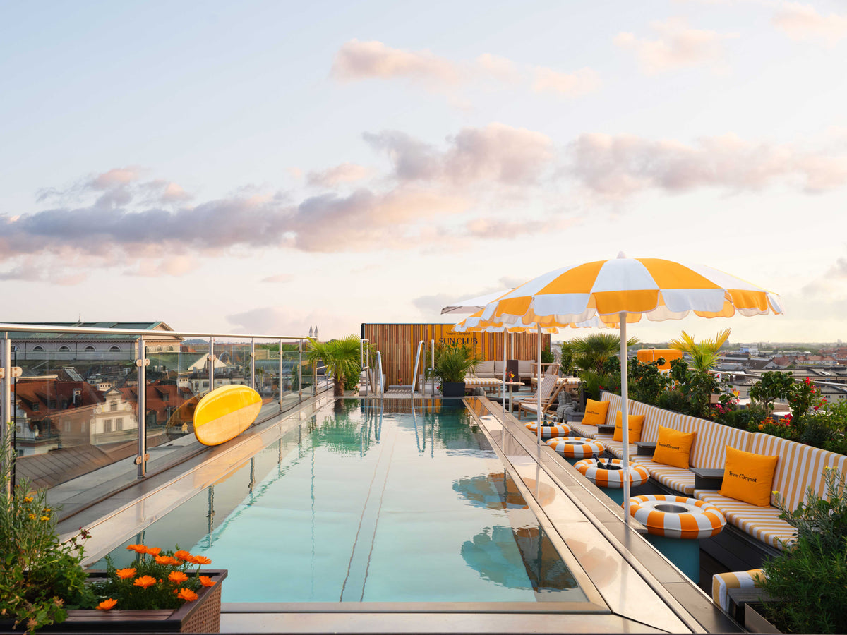 The rooftop at Mandarin Oriental, Munich