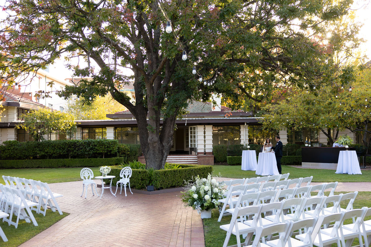 The Ambassador Courtyard at Hyatt Hotel Canberra